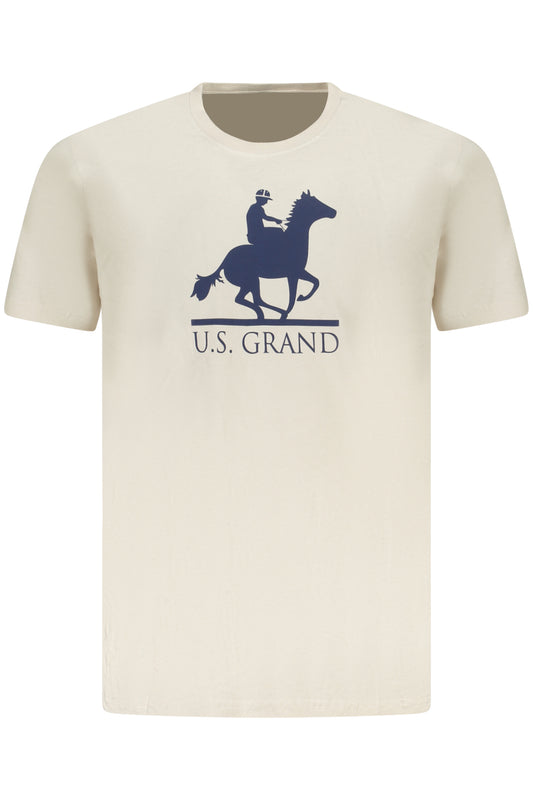 U.S. GRAND POLO T-SHIRT MANICHE CORTE UOMO BEIGE