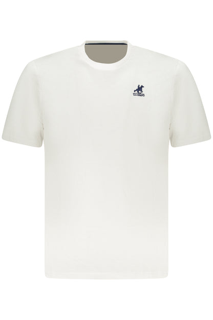 U.S. GRAND POLO T-SHIRT MANICHE CORTE UOMO BIANCO