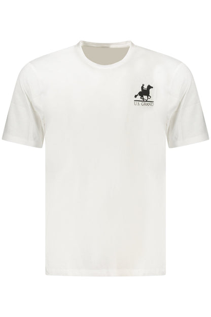 U.S. GRAND POLO T-SHIRT MANICHE CORTE UOMO BIANCO