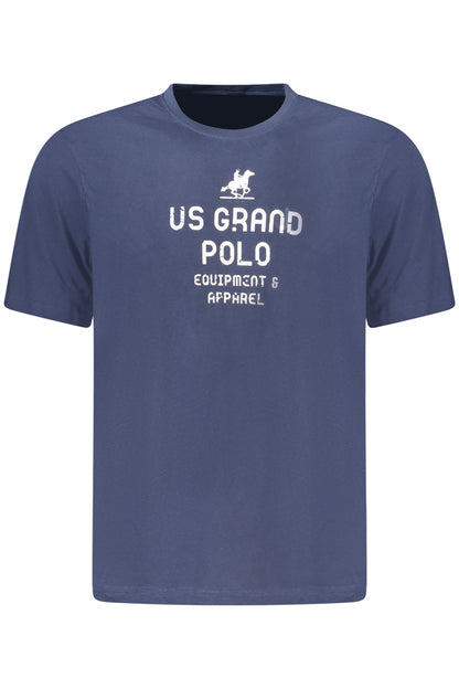U.S. GRAND POLO T-SHIRT MANICHE CORTE UOMO BLU