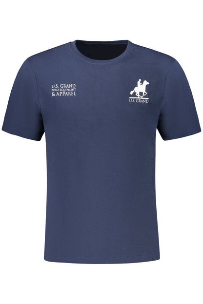 U.S. GRAND POLO T-SHIRT MANICHE CORTE UOMO BLU