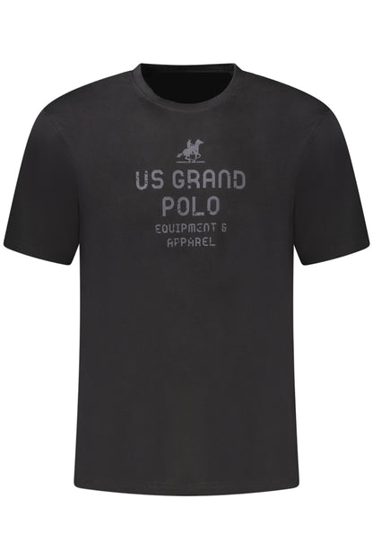 U.S. GRAND POLO T-SHIRT MANICHE CORTE UOMO NERO