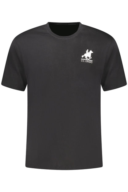 U.S. GRAND POLO T-SHIRT MANICHE CORTE UOMO NERO