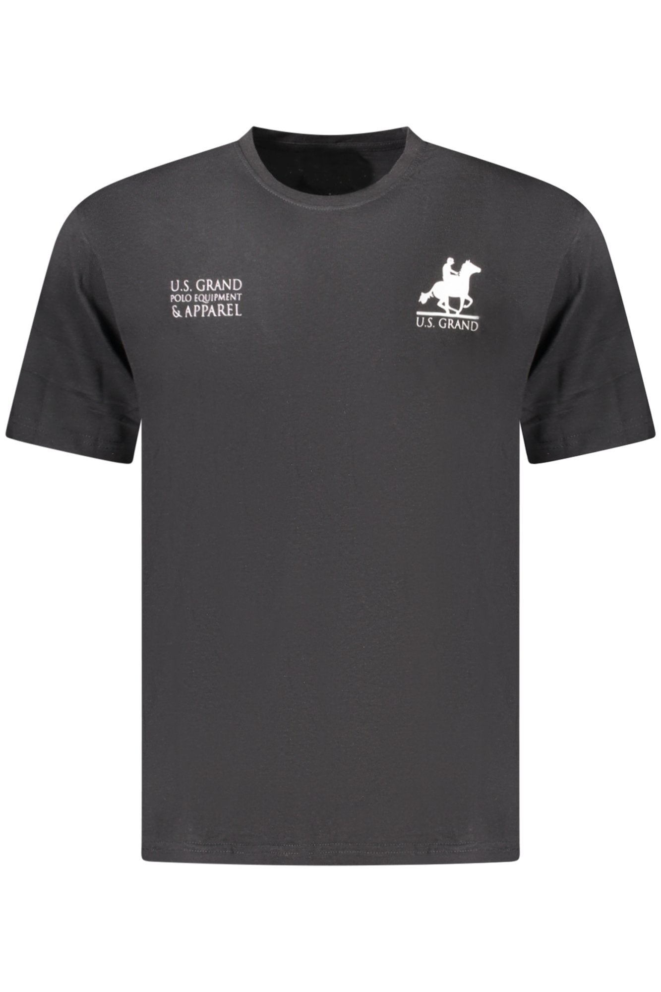 U.S. GRAND POLO T-SHIRT MANICHE CORTE UOMO NERO