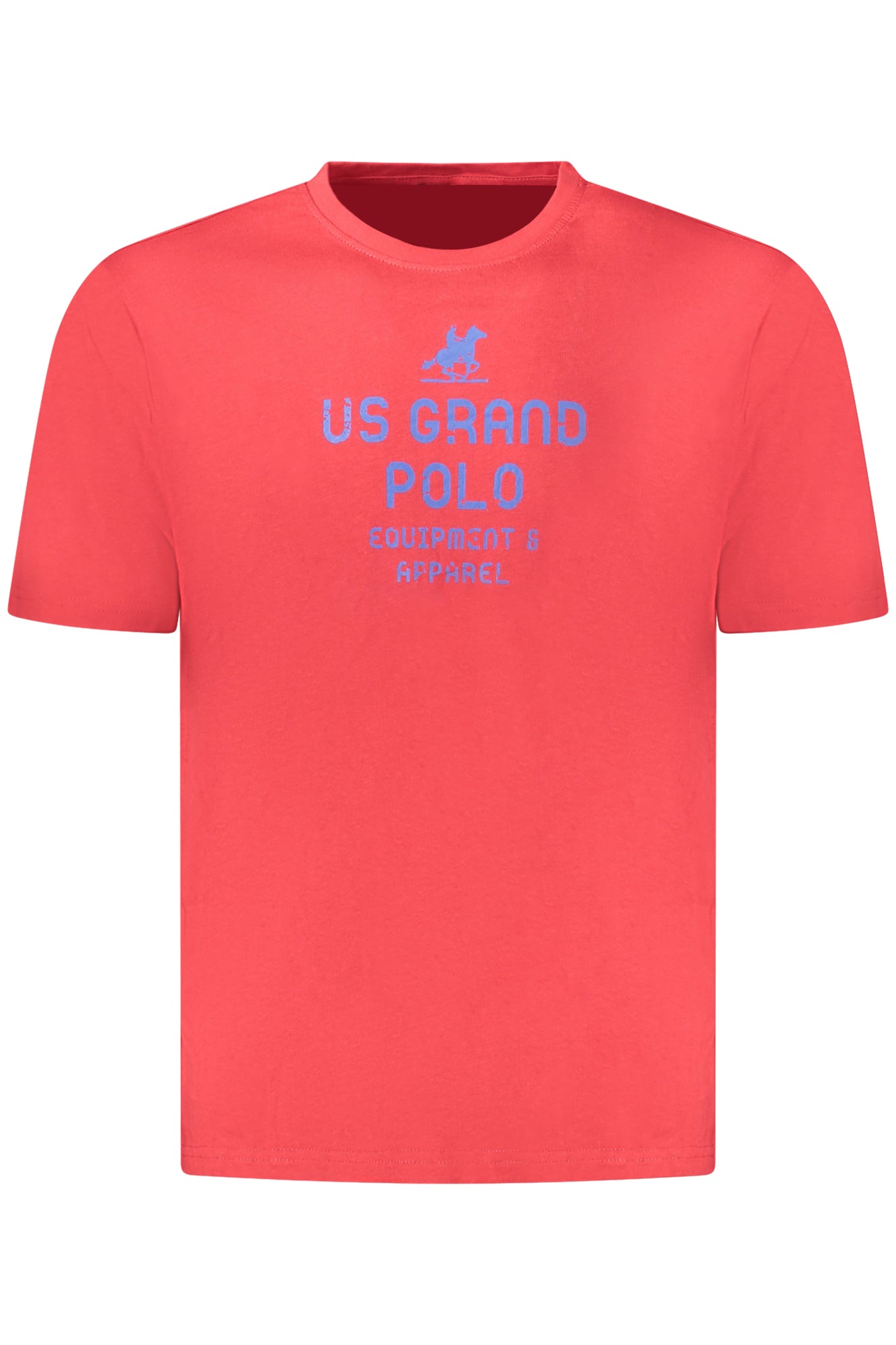 U.S. GRAND POLO T-SHIRT MANICHE CORTE UOMO ROSSO