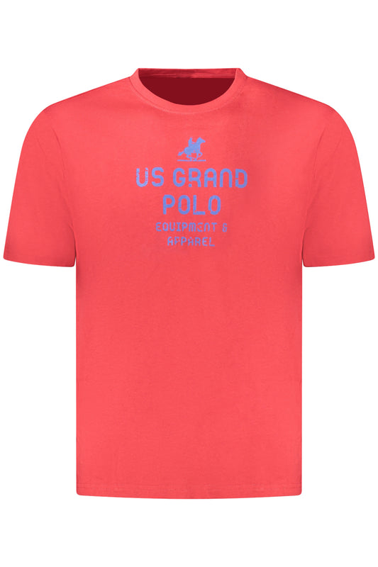 U.S. GRAND POLO T-SHIRT MANICHE CORTE UOMO ROSSO
