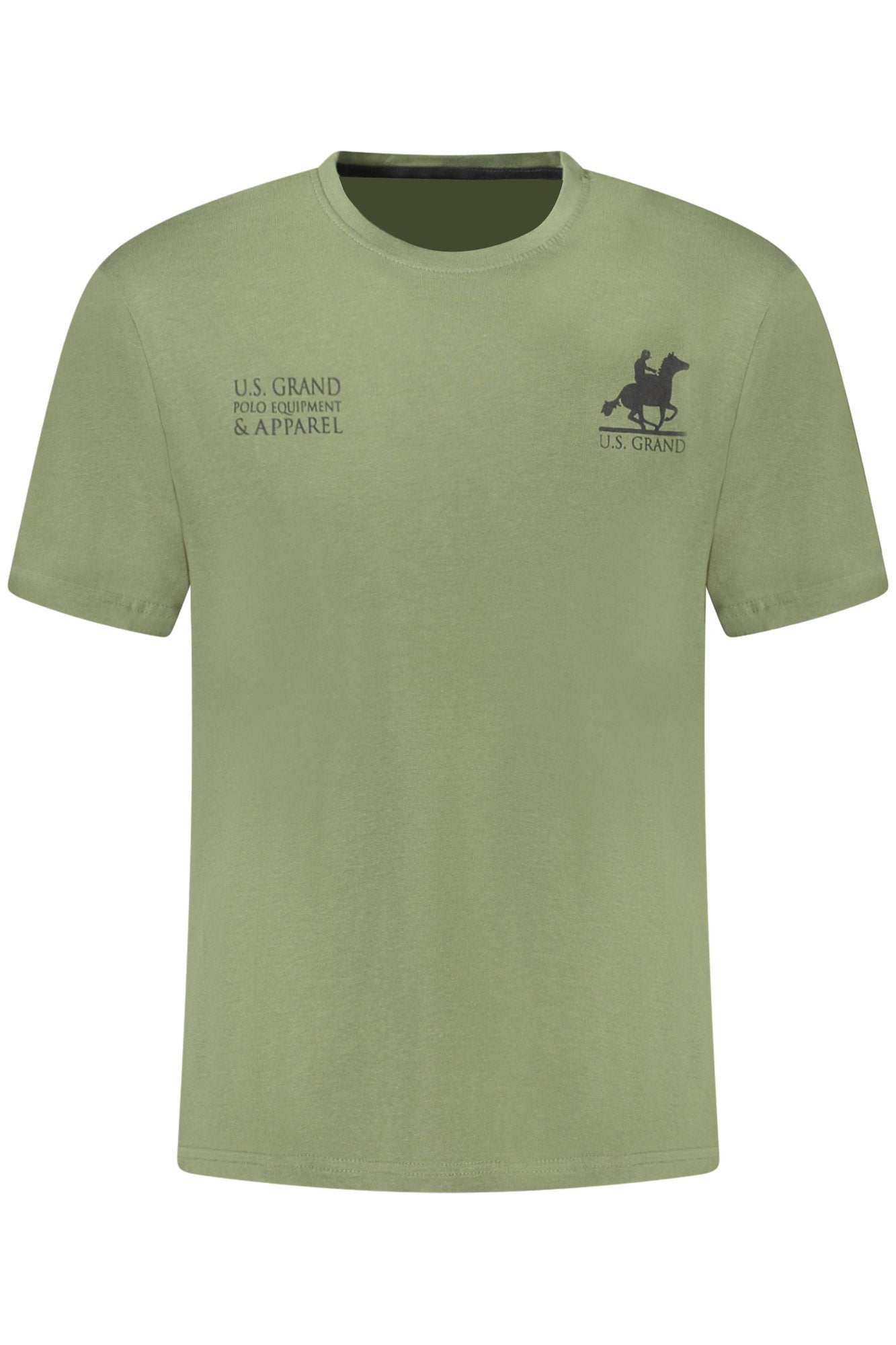 U.S. GRAND POLO T-SHIRT MANICHE CORTE UOMO VERDE