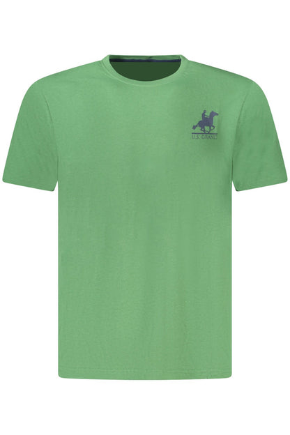 U.S. GRAND POLO T-SHIRT MANICHE CORTE UOMO VERDE
