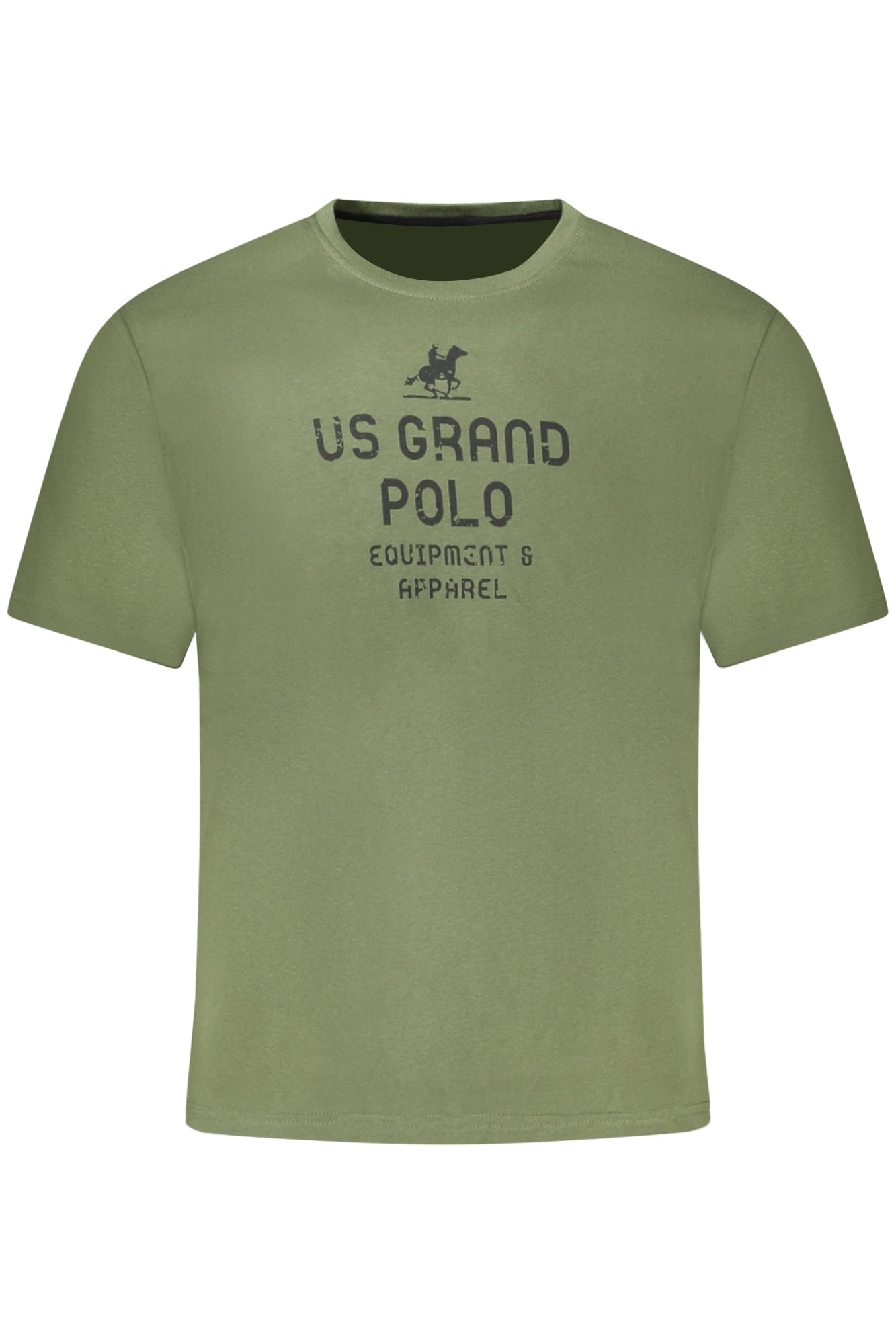 U.S. GRAND POLO T-SHIRT MANICHE CORTE UOMO VERDE