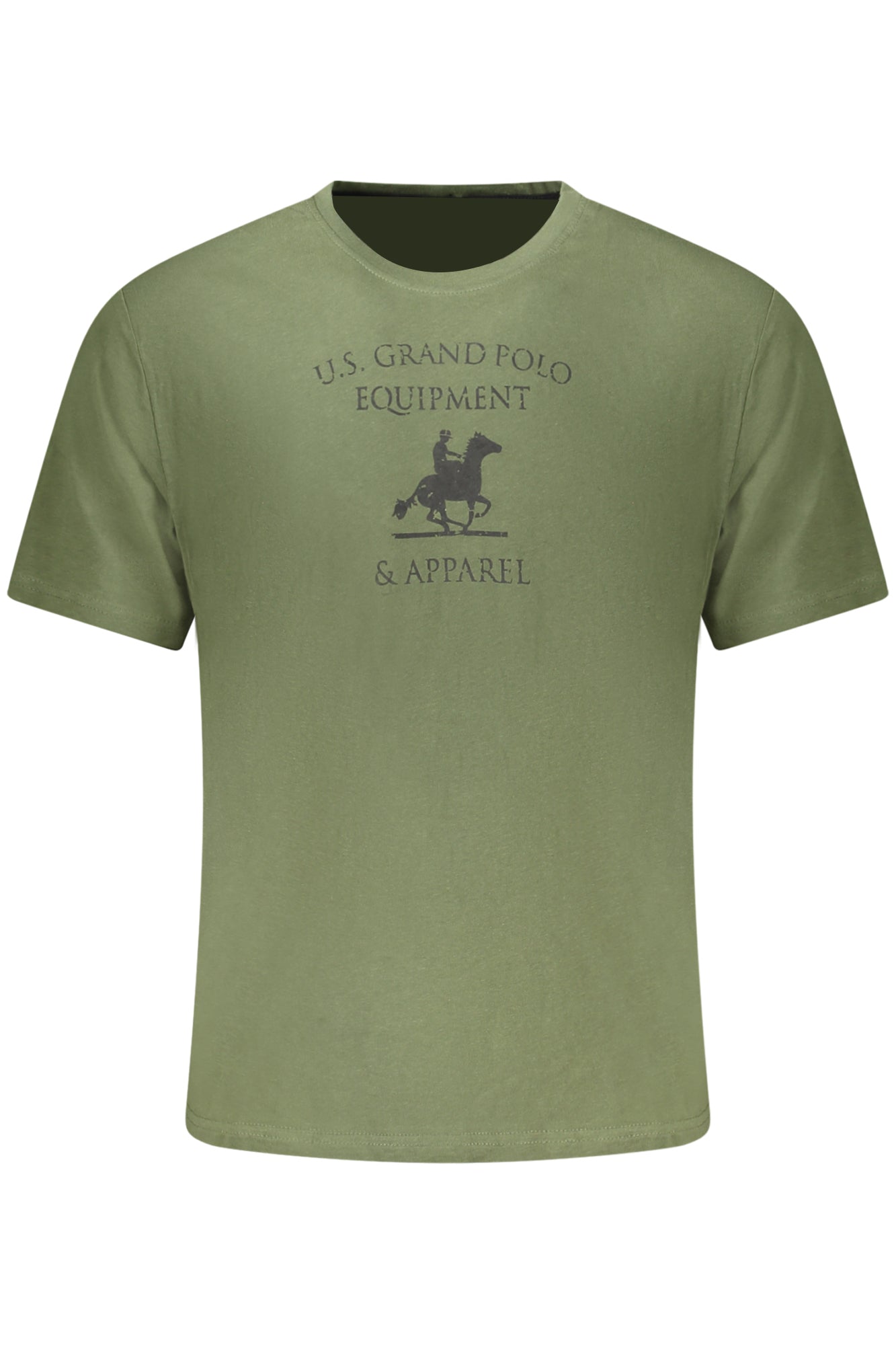 U.S. GRAND POLO T-SHIRT MANICHE CORTE UOMO VERDE