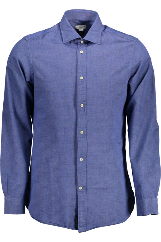 U.S. POLO CAMICIA MANICHE LUNGHE UOMO BLU