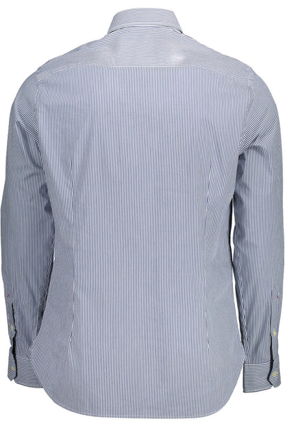 U.S. POLO CAMICIA MANICHE LUNGHE UOMO BLU