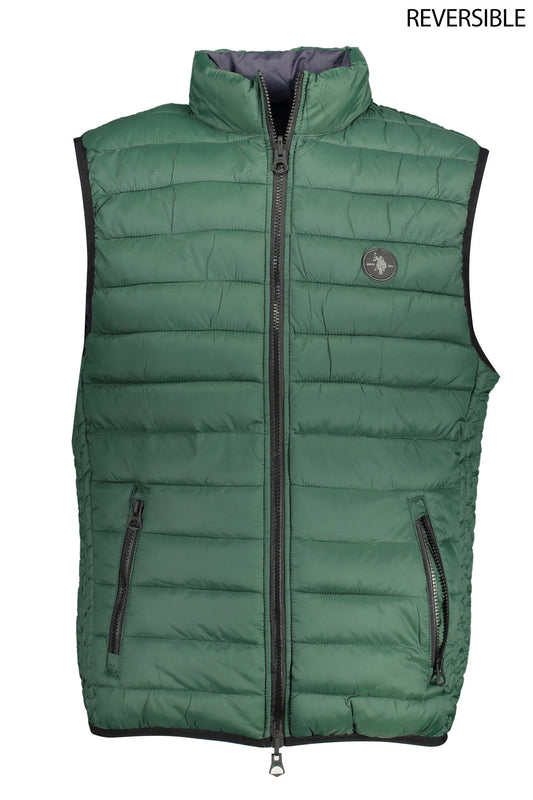 U.S. POLO SMANICATO UOMO VERDE
